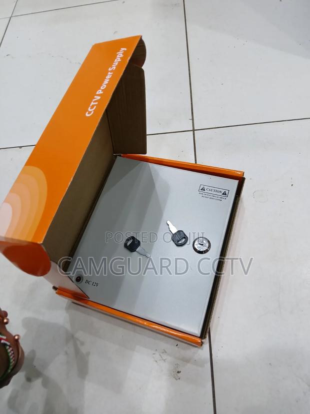12v 10a Cctv Power Supply Enclosed Metal Box Adapter
