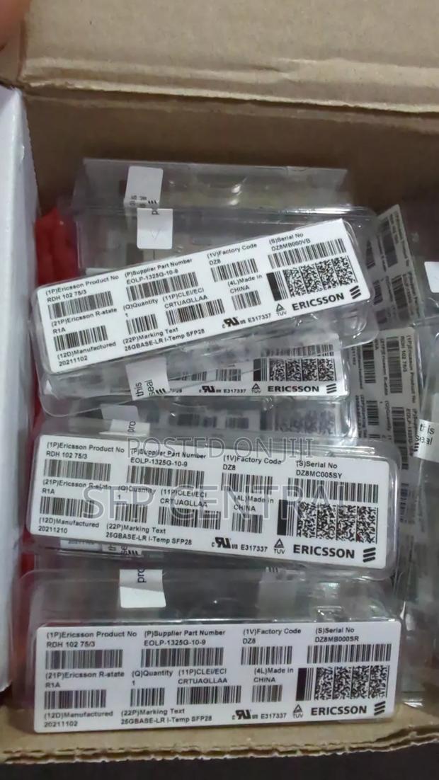 Ericsson SFP-25g-Lr L-SFP I-Temp Sfp28 Transceiver Module“New in Box” - thumbnail 4