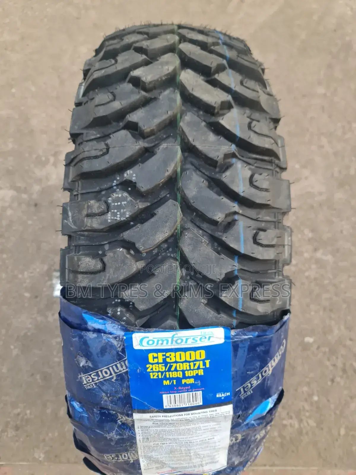 265 /70 R17 Comforser Tyres (Mud Terrain)
