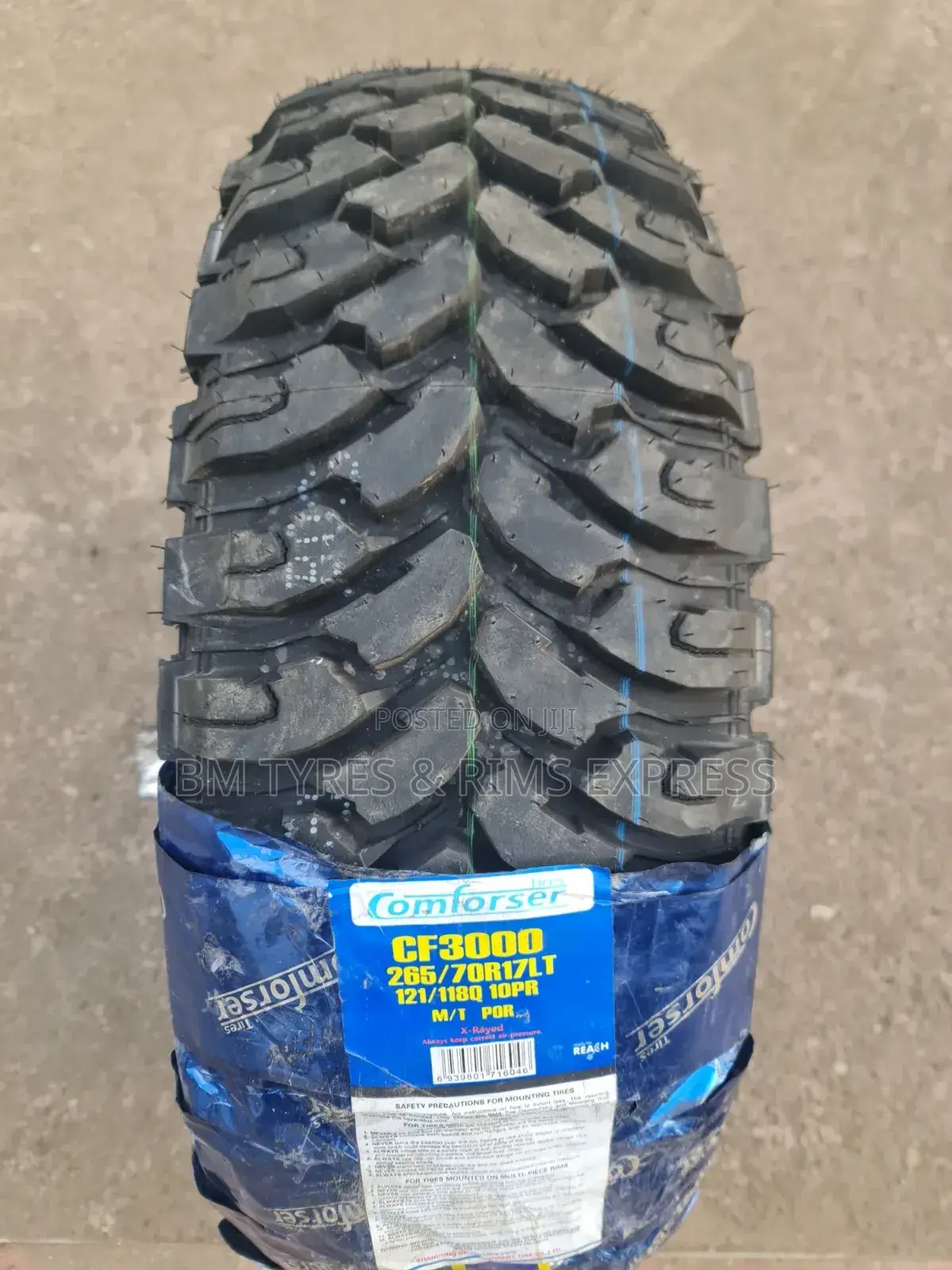 265 /70 R17 Comforser Tyres (Mud Terrain)