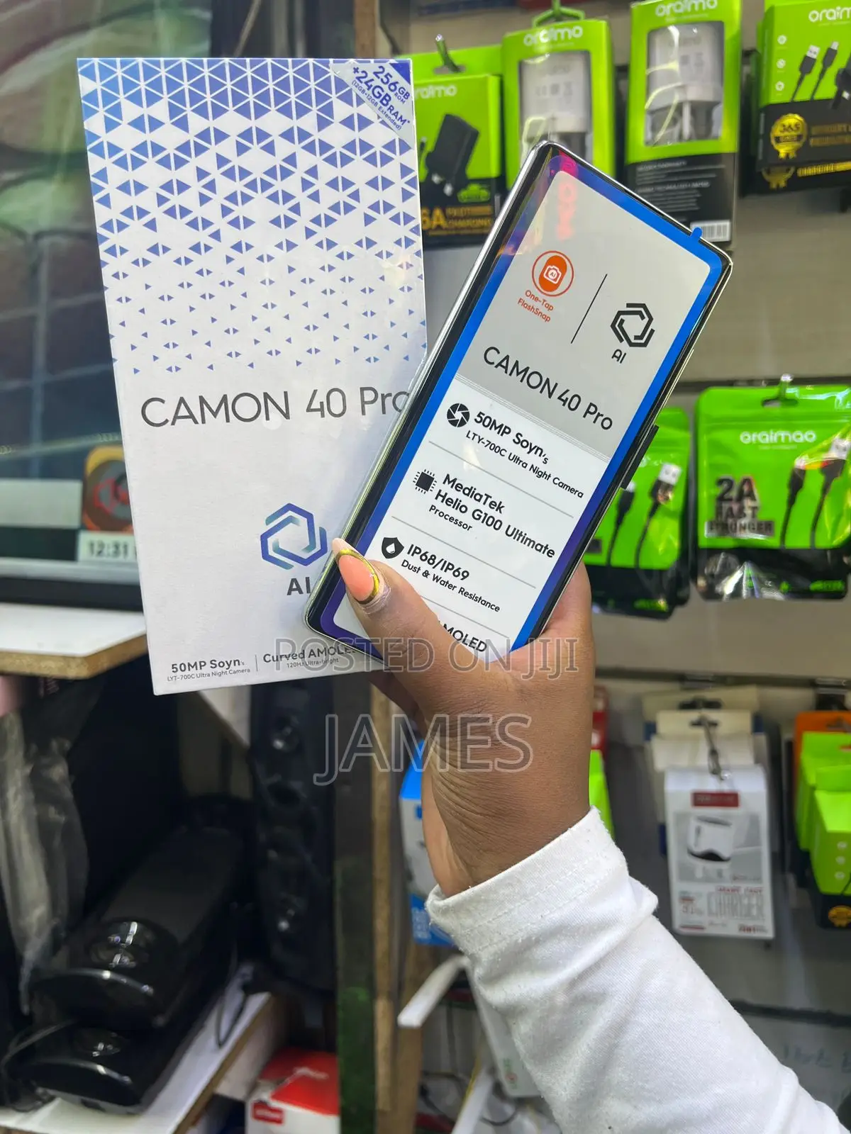 New Tecno Camon 40 Pro 5G 256 GB Blue