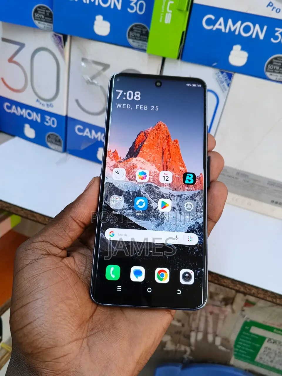 New Tecno Camon 40 Pro 5G 256 GB Blue