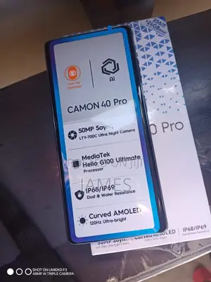 New Tecno Camon 40 Pro 5G 256 GB Blue