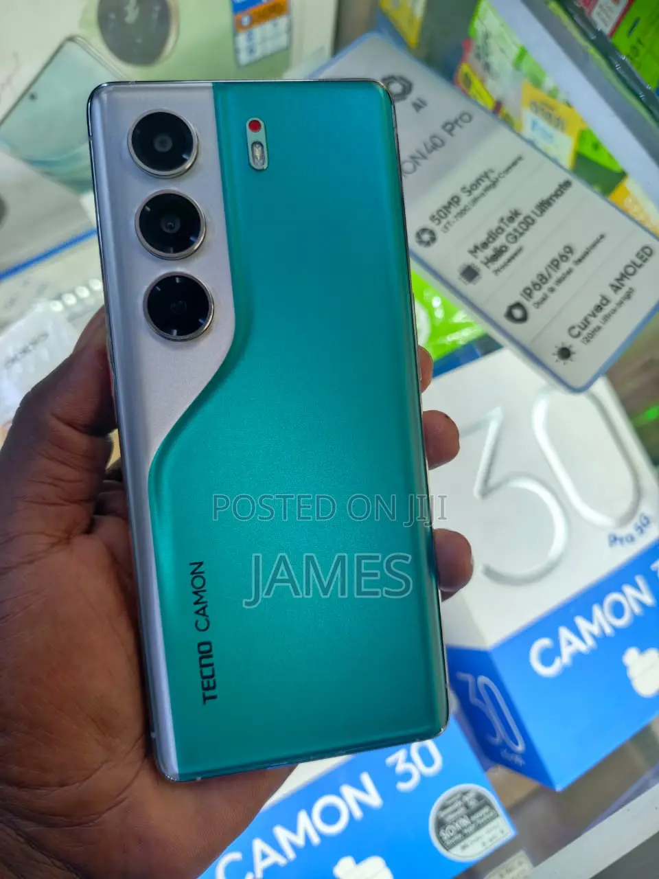 New Tecno Camon 40 Pro 5G 256 GB Blue