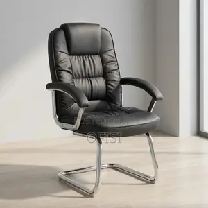 Office Chair; Executive Leather Office Visitors Chair