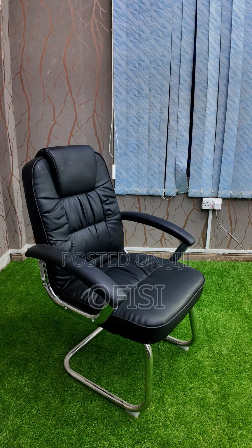 Office Chair; Executive Leather Office Visitors Chair