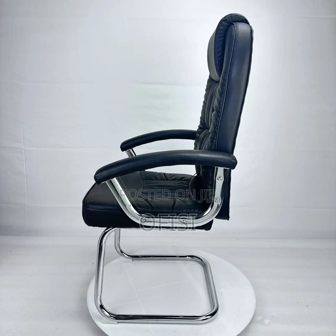 Office Chair; Executive Leather Office Visitors Chair