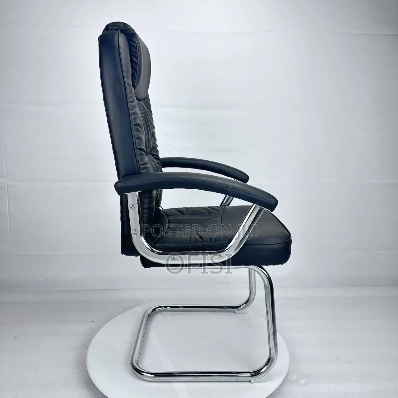 Office Chair; Executive Leather Office Visitors Chair