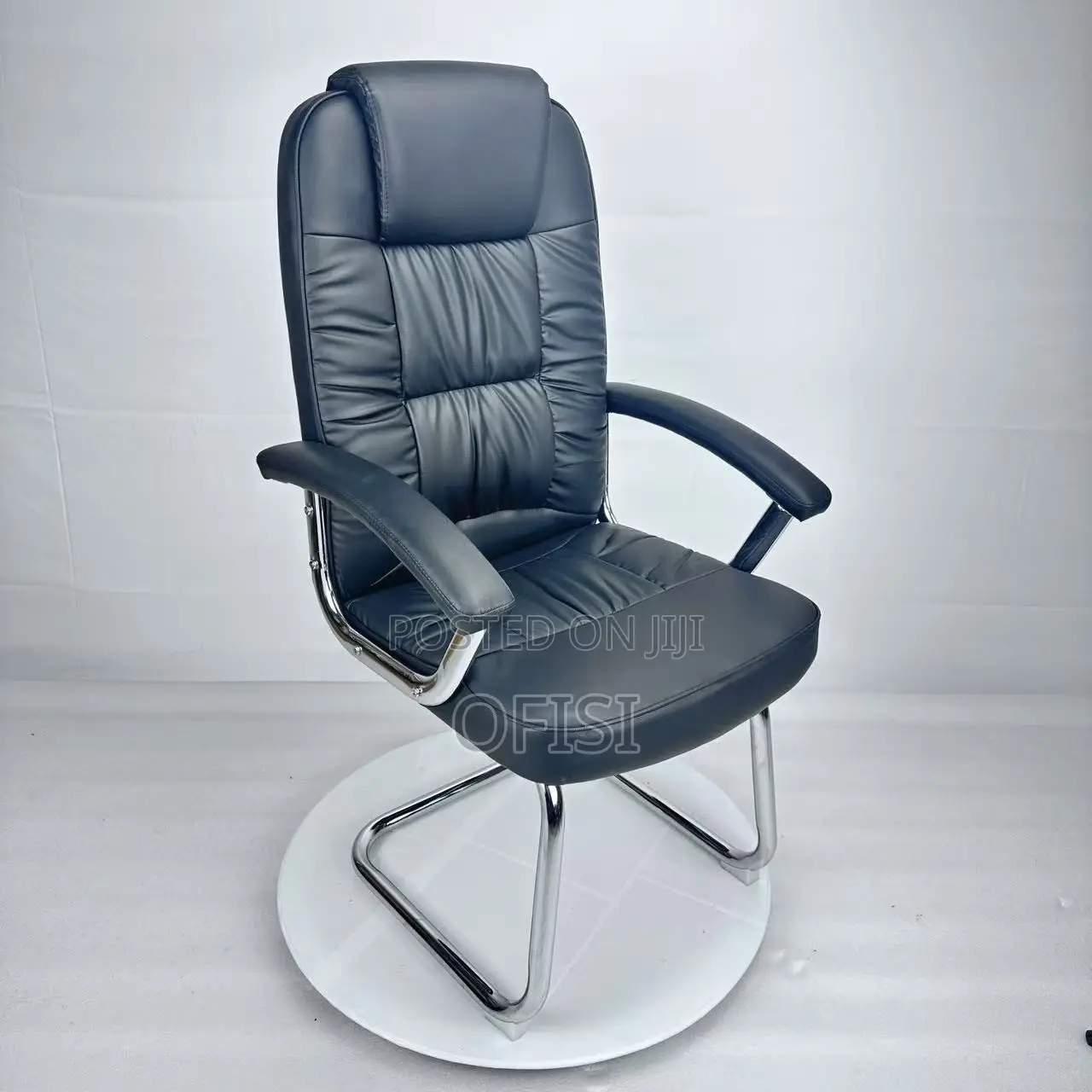 Office Chair; Executive Leather Office Visitors Chair
