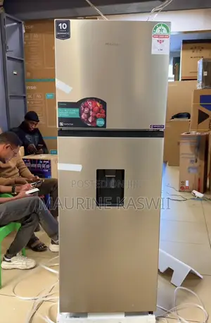 Hisense 320l Double Door No Frost With Water Disper 3 Stars