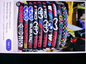 Different Automotive Multi_branded Logos Steering Wheel Cover