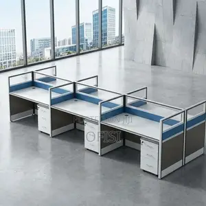 Office Workstation; 6 Way Shared Office Workstation