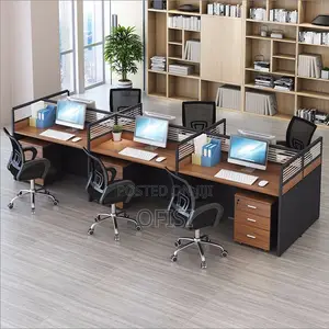 Office Workstation; 6 Way Shared Office Workstation