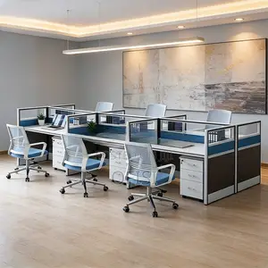 Office Workstation; 6 Way Shared Office Workstation