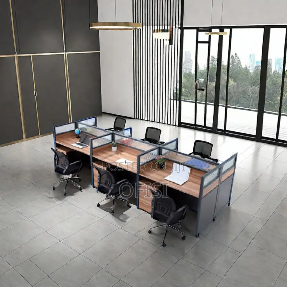 Office Workstation; 6 Way Shared Office Workstation