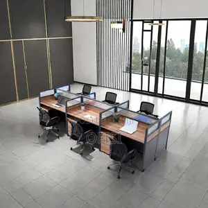 Office Workstation; 6 Way Shared Office Workstation