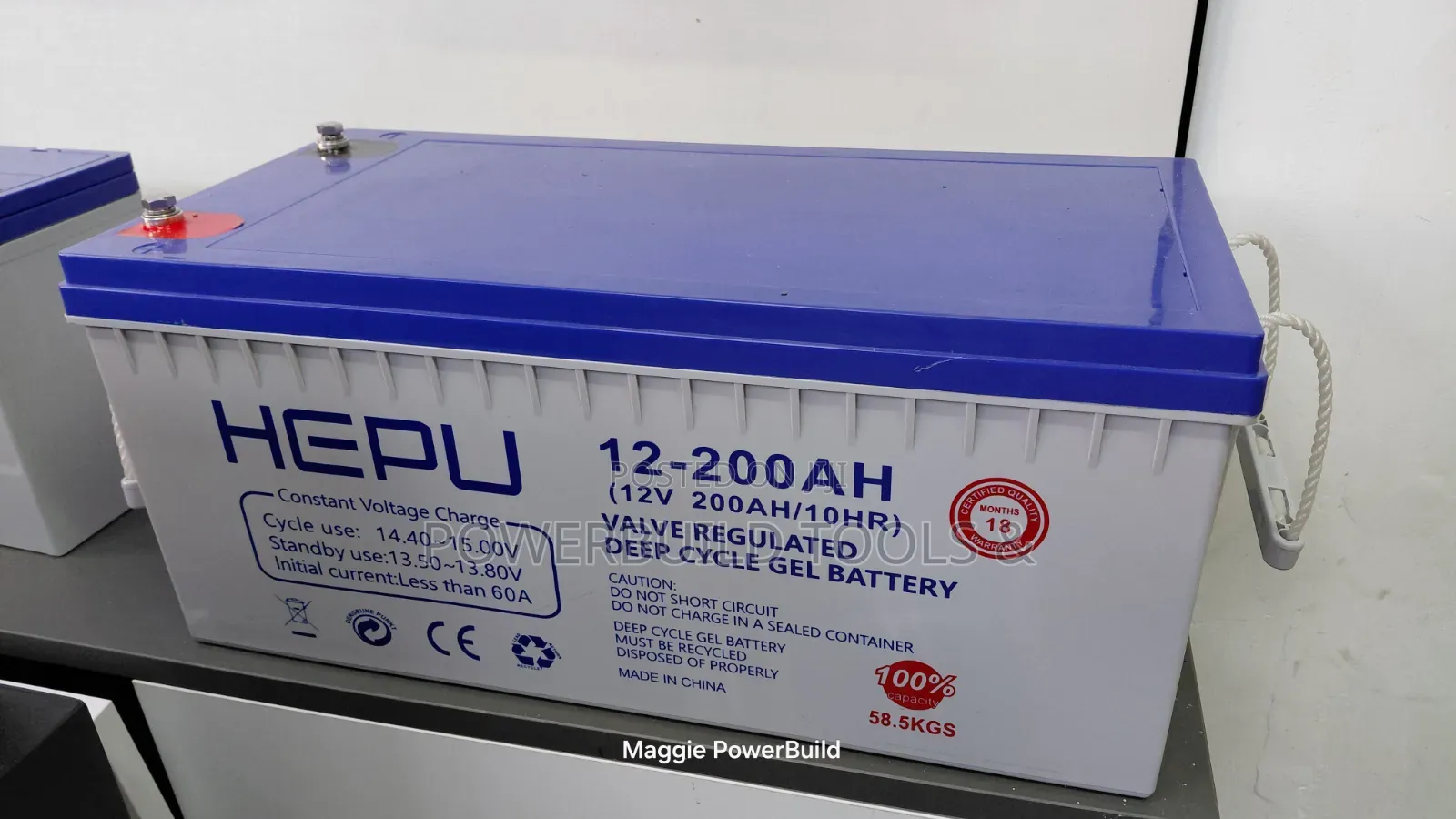 Hepu 12-200ah Valve-Regulated Deep Cycle Gel Battery