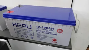 Hepu 12-200ah Valve-Regulated Deep Cycle Gel Battery