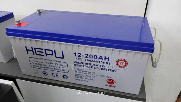 Hepu 12-200ah Valve-Regulated Deep Cycle Gel Battery - thumbnail 2