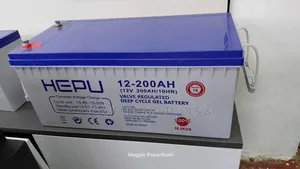Hepu 12-200ah Valve-Regulated Deep Cycle Gel Battery