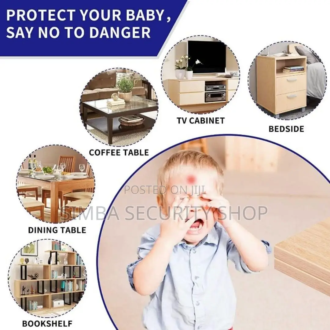 8 Pieces Anti-Collision Edge Bumpers for Childproofing Babies Kids