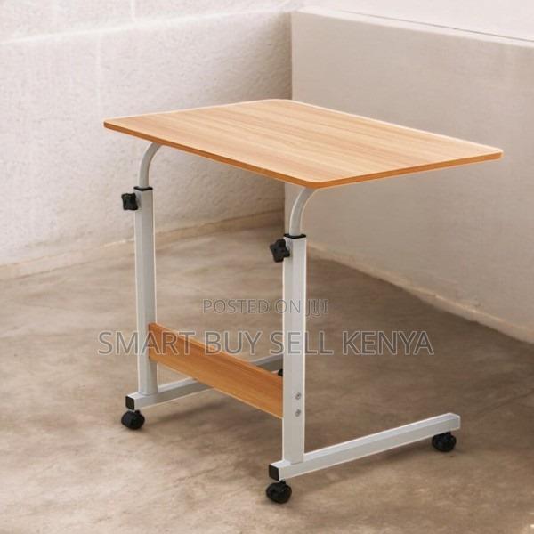 Home -Friendly Height Adjustable Multipurpose Laptop Table With Wheels