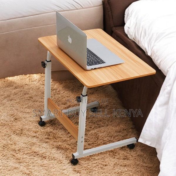 Home -Friendly Height Adjustable Multipurpose Laptop Table With Wheels - thumbnail 2