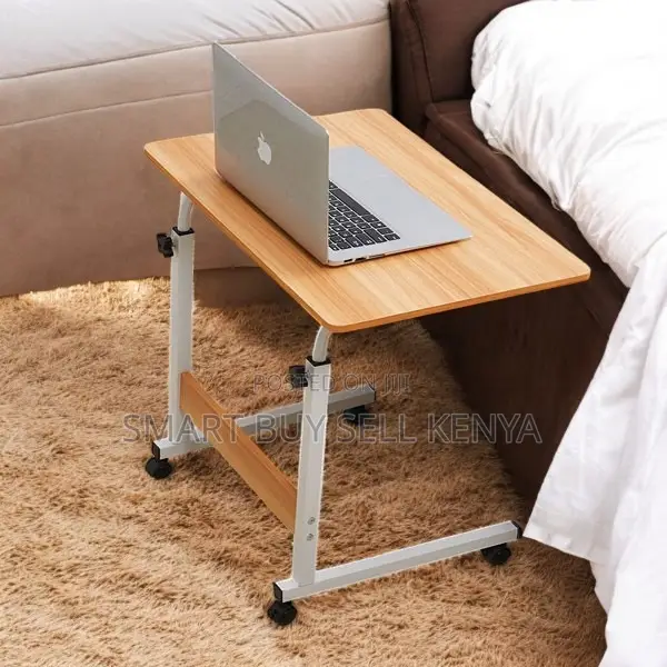 Home -Friendly Height Adjustable Multipurpose Laptop Table With Wheels