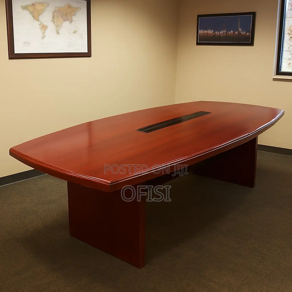 Boardroom Table; Luxury Mahogany Executive Boardroom Table 2.4m