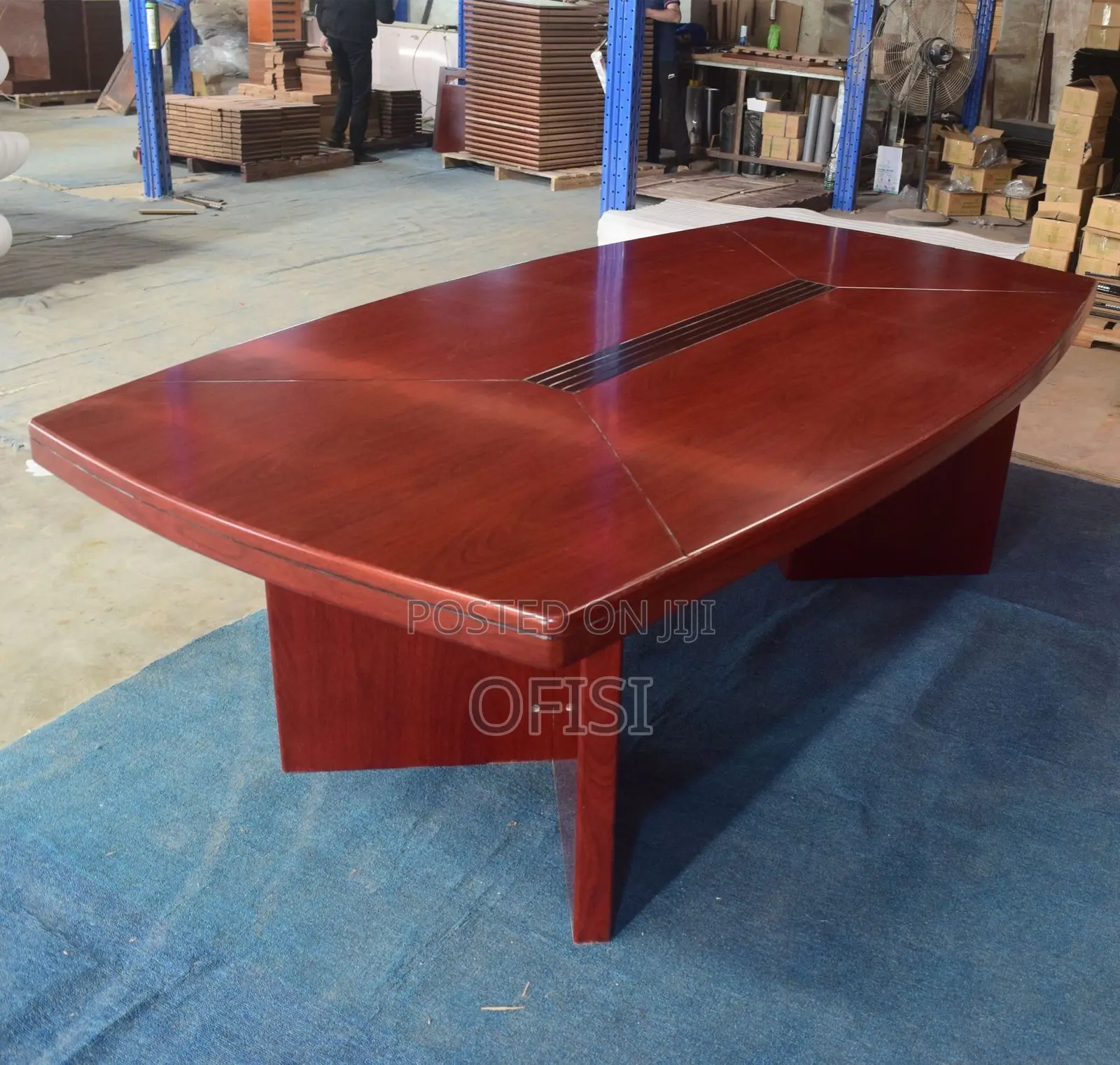 Boardroom Table; Luxury Mahogany Executive Boardroom Table 2.4m