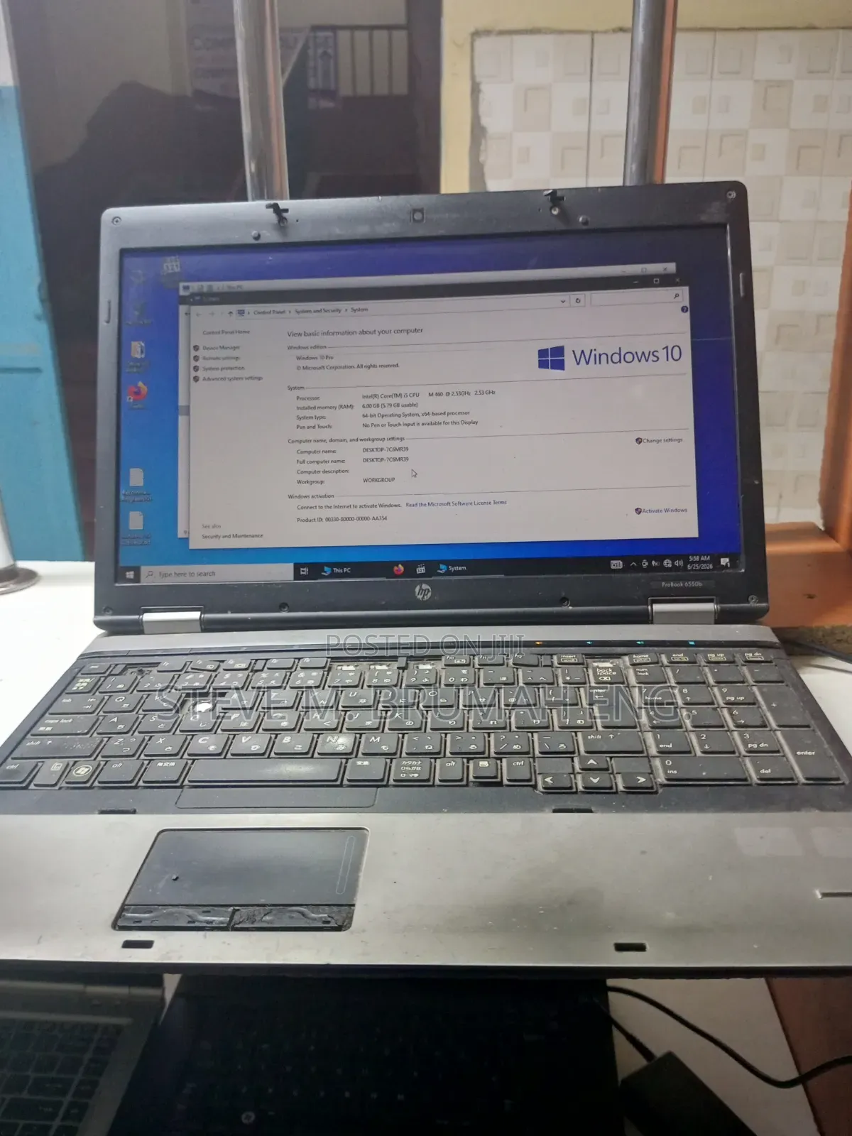 Laptop HP ProBook 6550B 6GB Intel Core i5 HDD 500GB