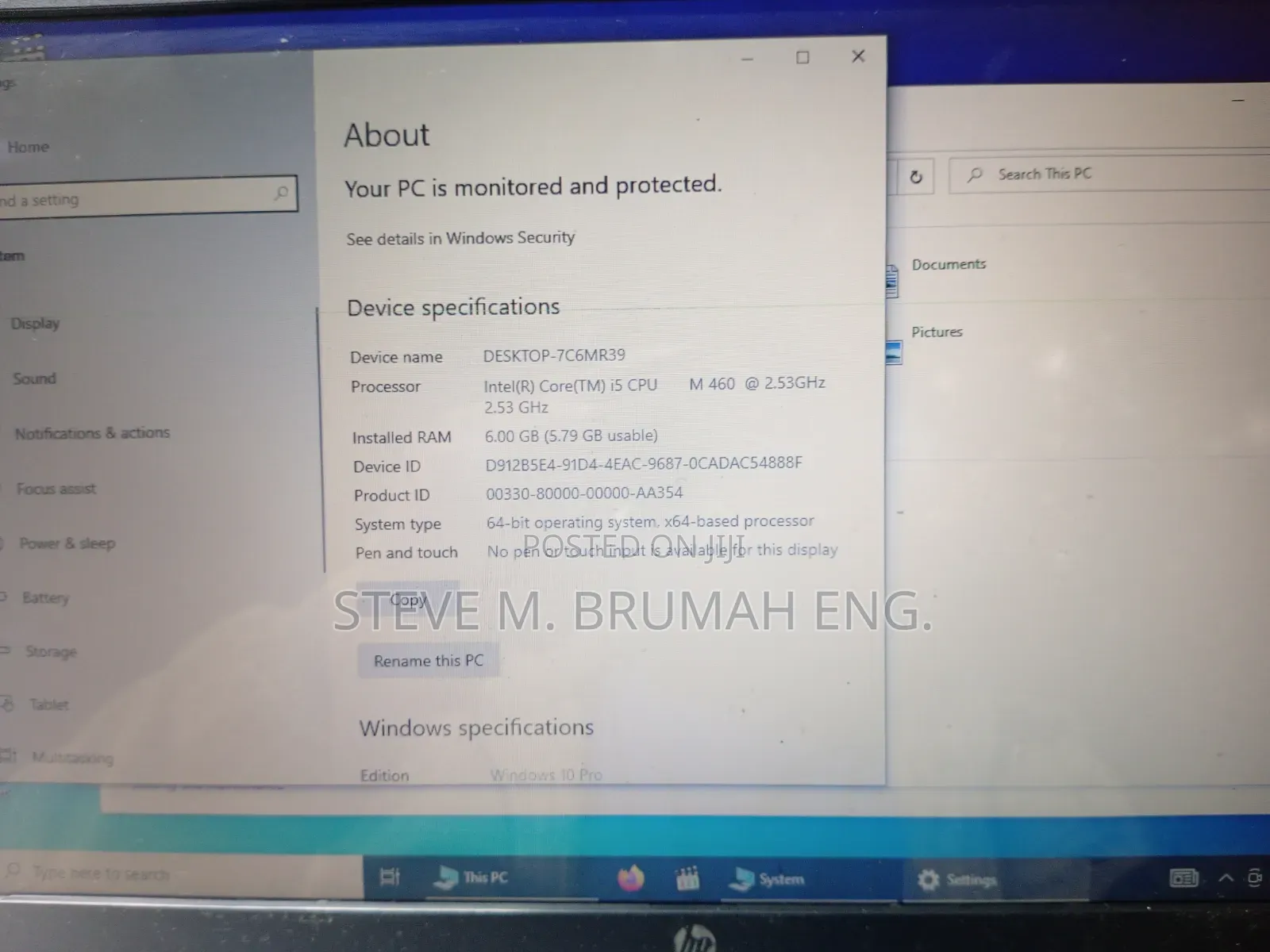 Laptop HP ProBook 6550B 6GB Intel Core i5 HDD 500GB