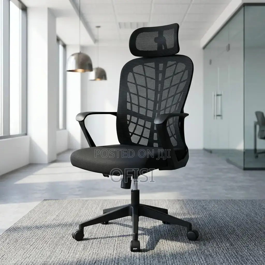 Office Chair; High Back Ergonomic Mesh Office Seat
