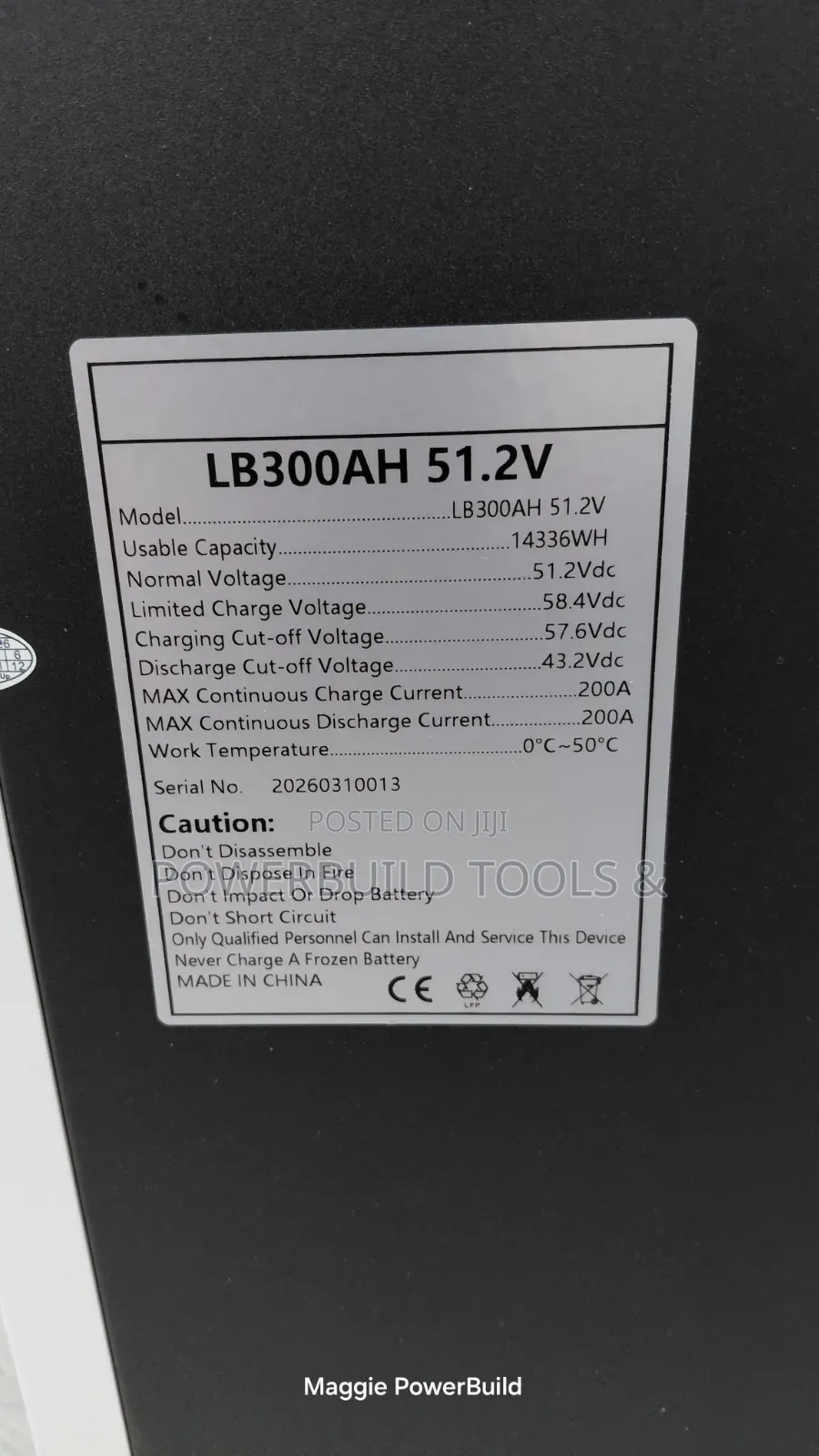 New Model Hepu 15kwh 51.2v 300ah Lithium Battery