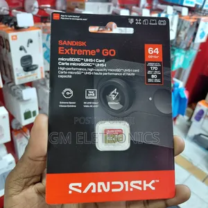 64gb Sandisk Extreme Go Microsd Uhs-I Card.