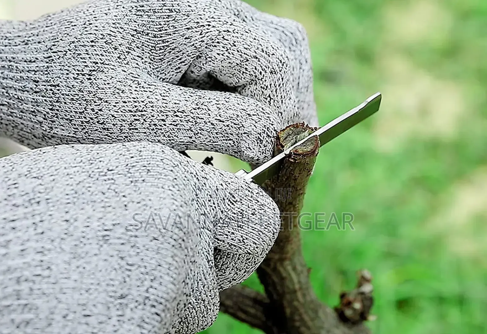 Double Blade Foldable Gardening Grafting Knife With Wooden Handle
