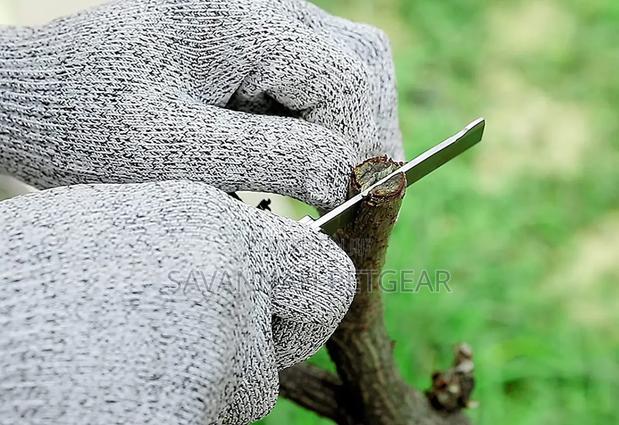 Double Blade Foldable Gardening Grafting Knife With Wooden Handle - thumbnail 4