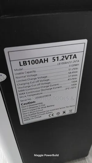 Hepu 5kwh 100ah/51.2v Lithium Ion Battery