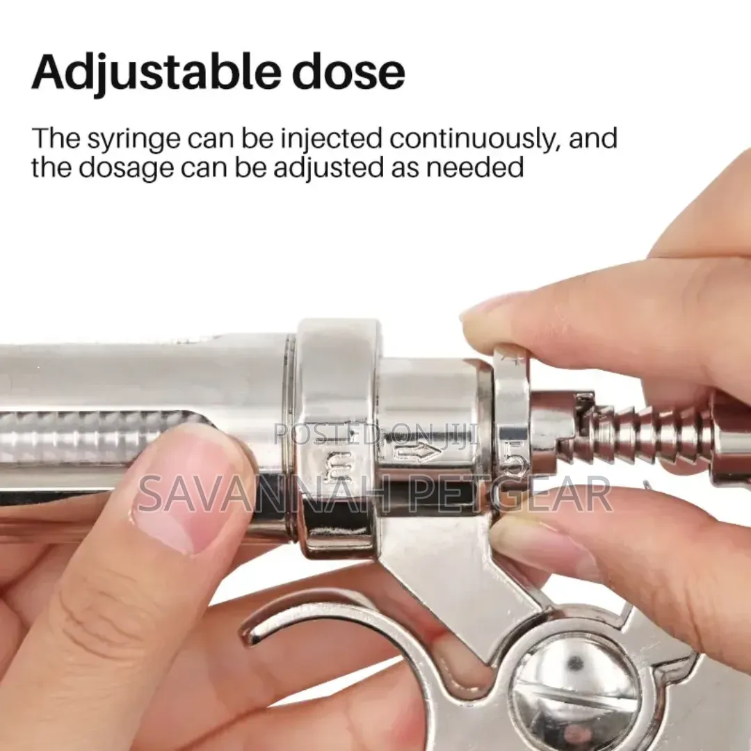 Vet Continuous Syringe Stainless Steel 30ml/50ml Optional