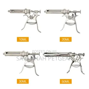 Vet Continuous Syringe Stainless Steel 30ml/50ml Optional