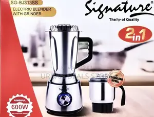 Signature 2-in-1 Stainless Steel Electric Blender With Grinder