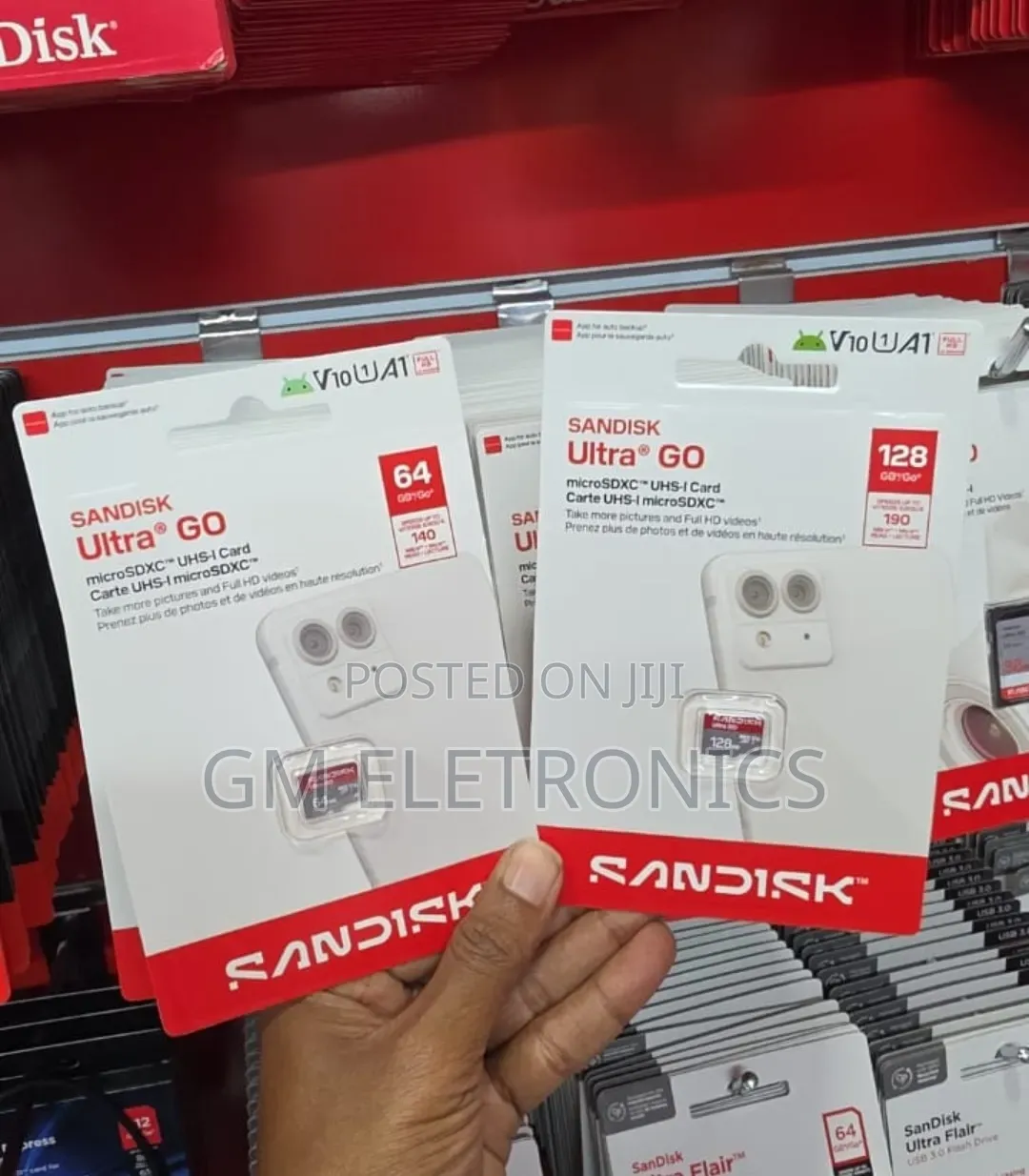 Sandisk Ultra Go Microsd Uhs-I Card -64gb 128gb.