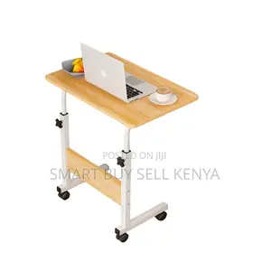 Easy-to-Use Height Adjustable Multipurpose Laptop Table With Wheels