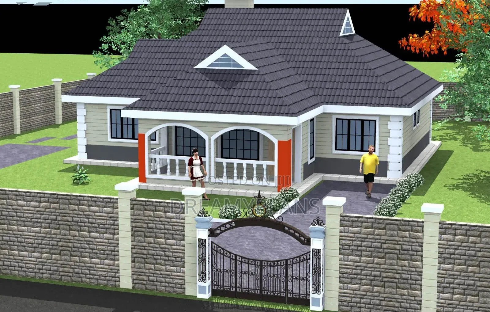 3 Bedroom House Plan