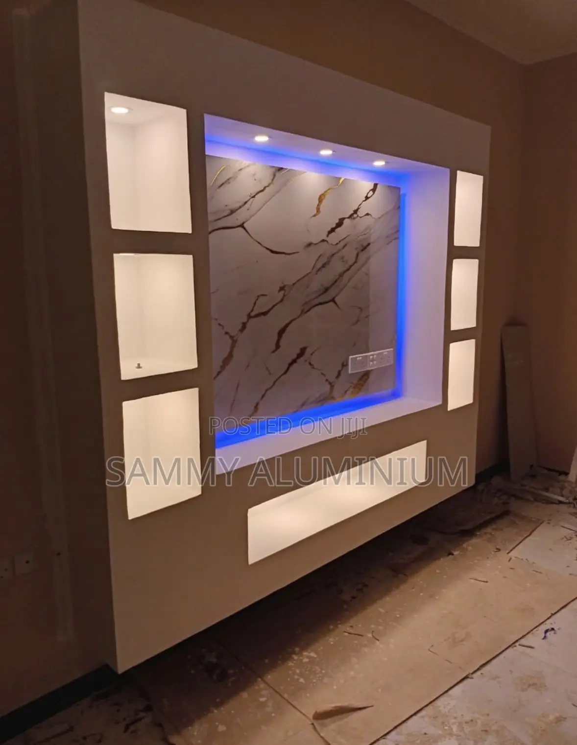Gypsum Works (Media Wall)