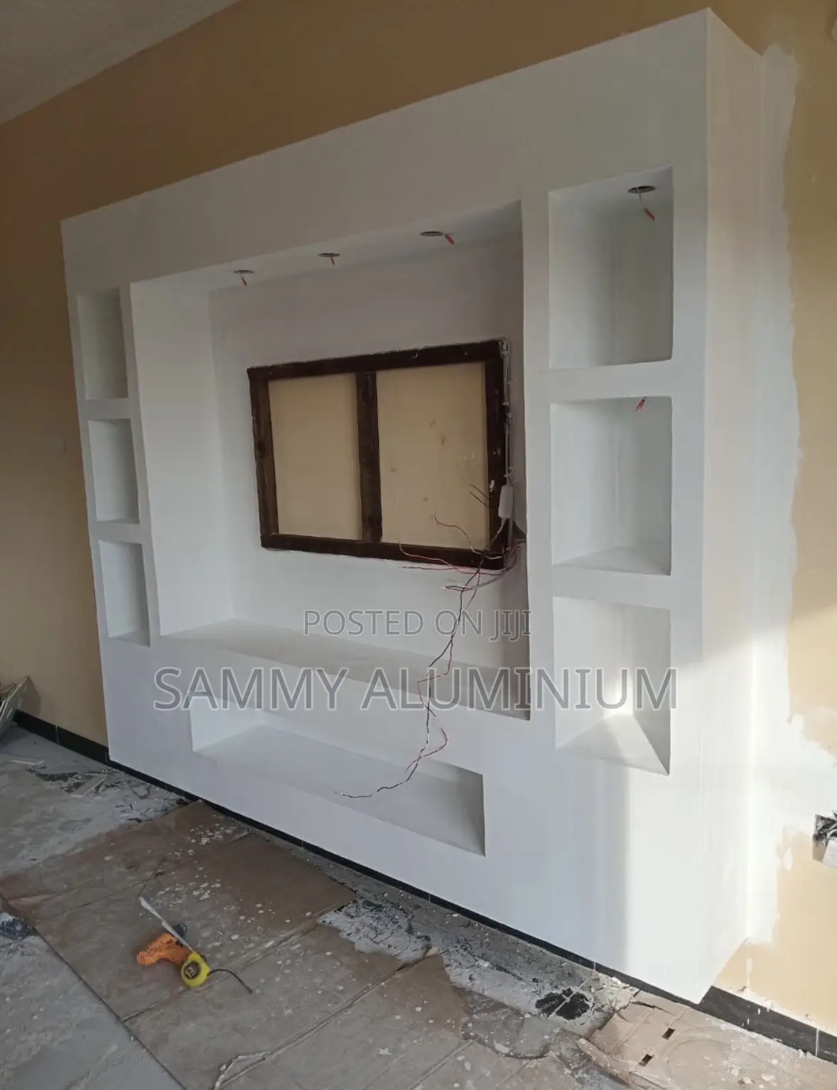 Gypsum Works (Media Wall)