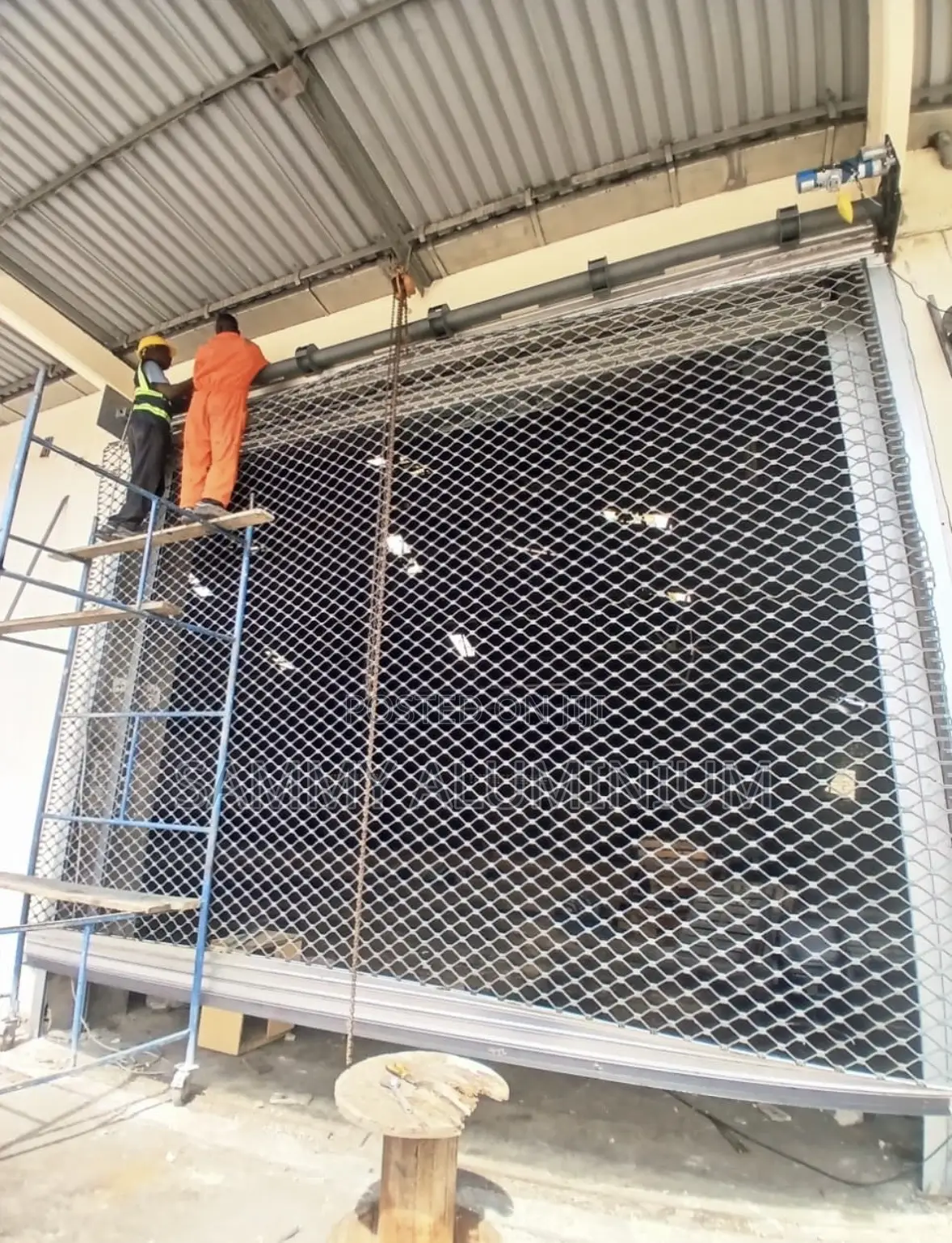 Grilled Roller Shutters