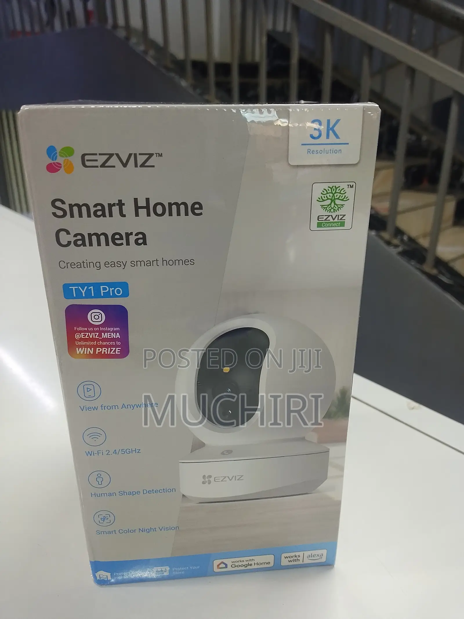 5mp Ezviz Ty1 Pro Wifi Smart Rotating Camera