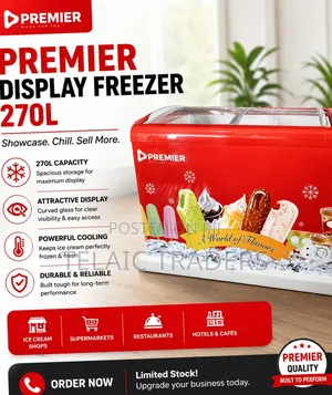 Premier 270l Display Freezer