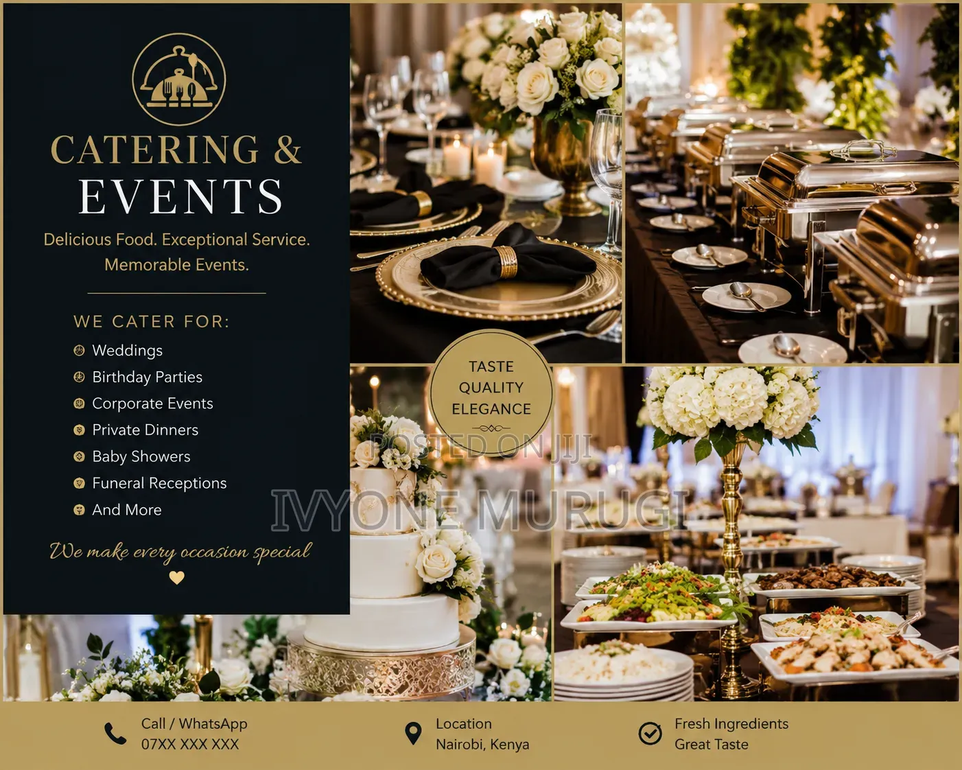 Professional Catering and Events Services